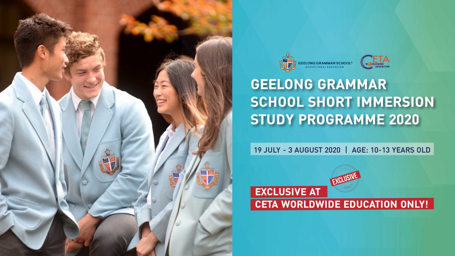 Geelong Grammar School 2020 Program Finalised ! CETA WORLDWIDE EDUCATION