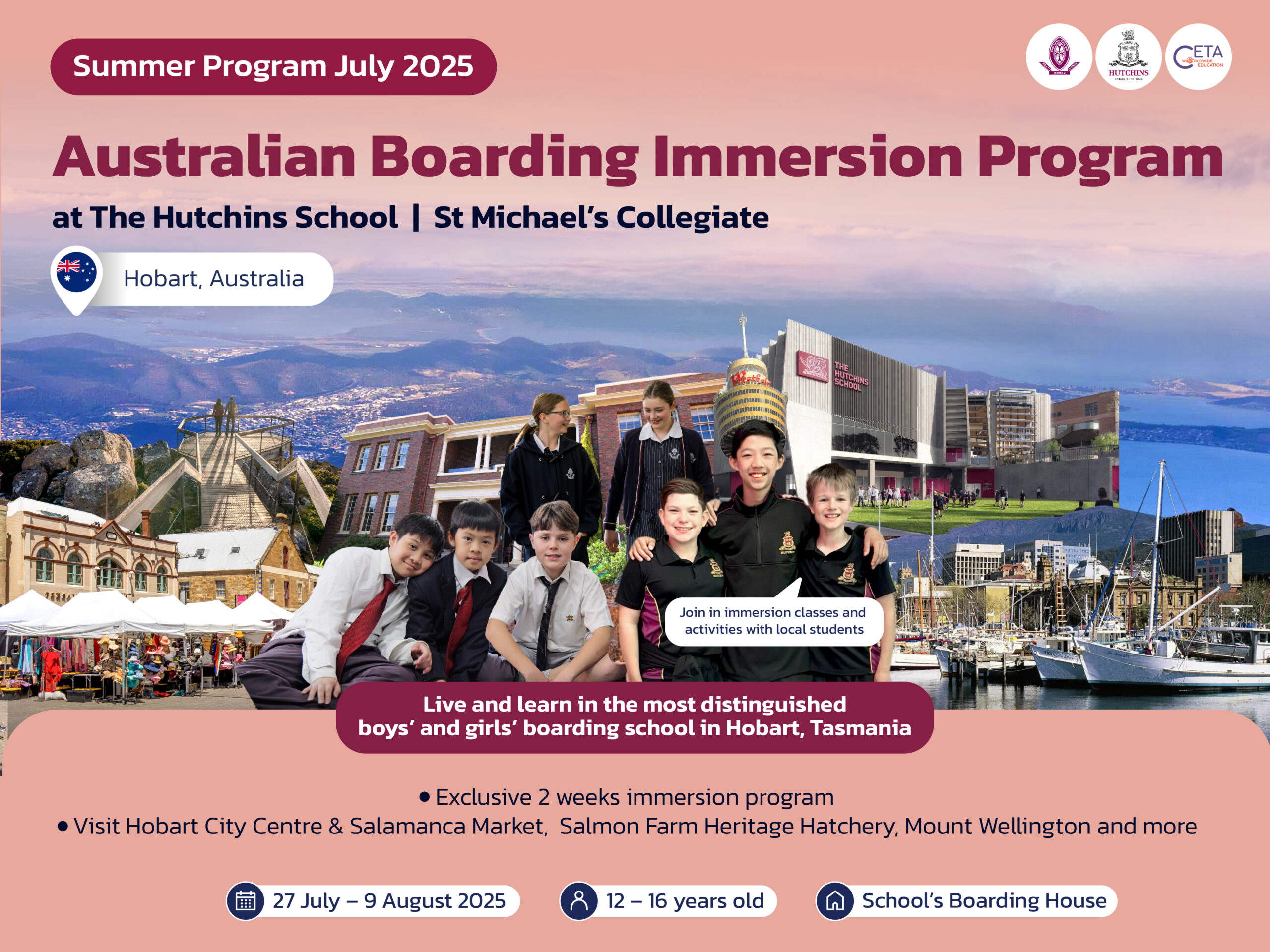 Australian Boarding Immersion Program - CETA WORLDWIDE EDUCATION